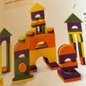 Discovery Toys NWT vintage collectible Foam building blocks